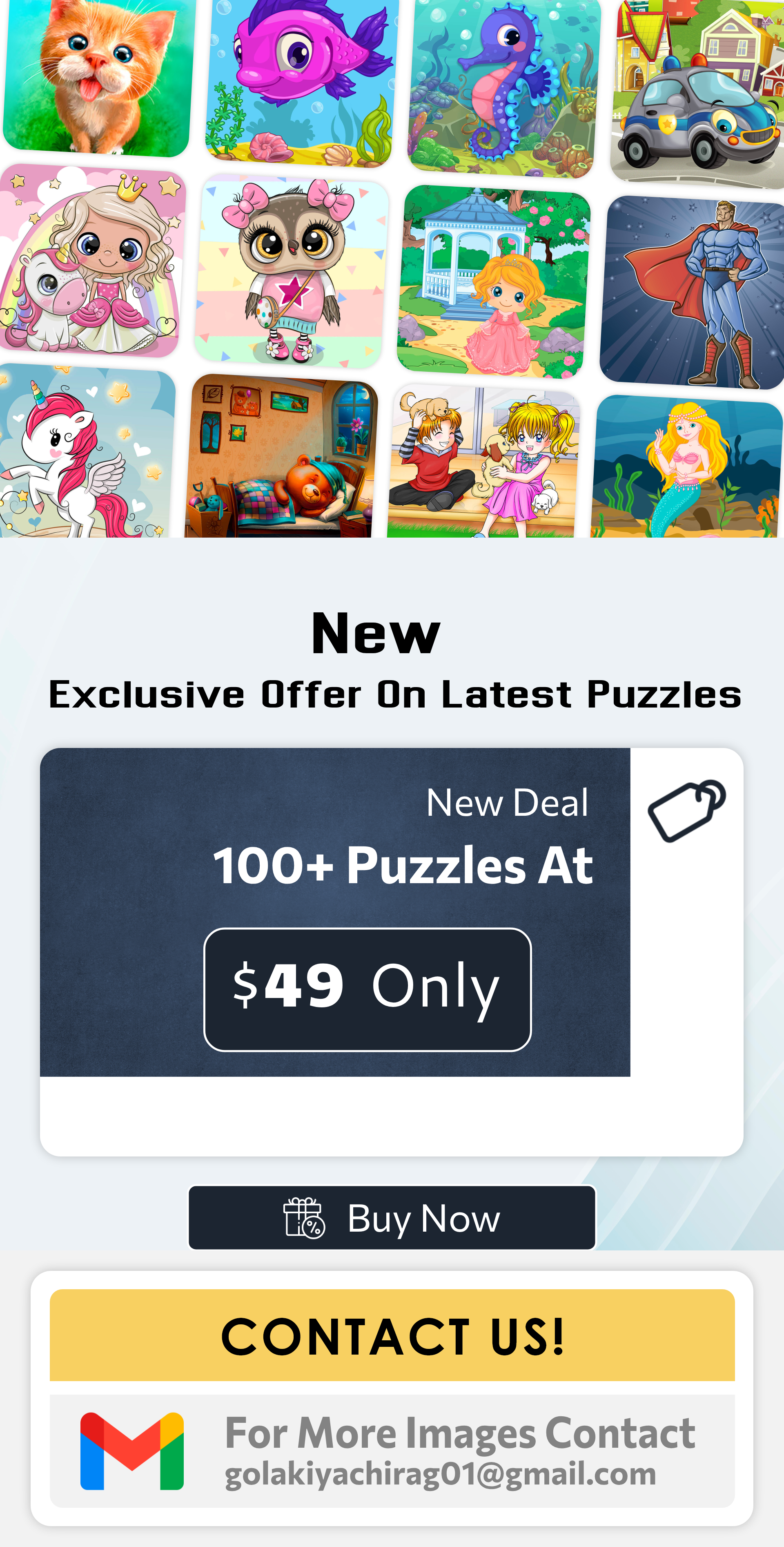 Kids Puzzles for Girls Game - Puzzles for Girls Game - Puzzles Game With Admob Integration